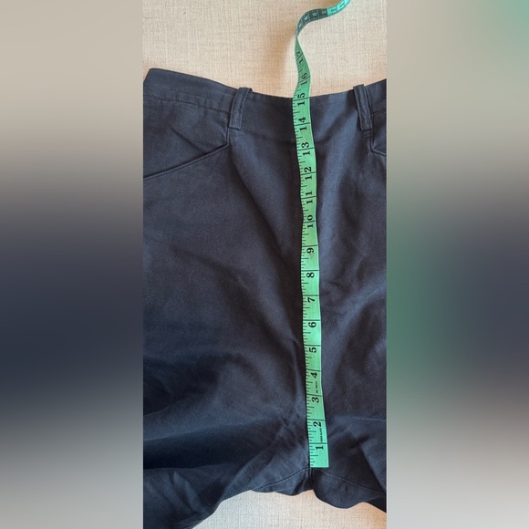 TOAST Women's Alix Italian Cotton Linen Pants Navy Blue Size 8 - Picture 9 of 10